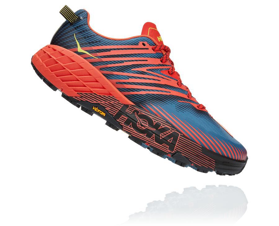 Hoka One One Trail Schoenen Heren - Speedgoat 4 - Rood - KC9635470